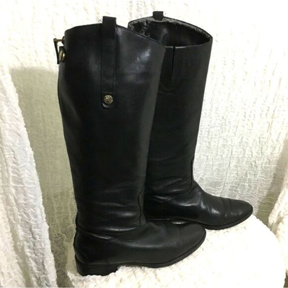 Sam Eldeman Penny Leather Tall Riding Boots Size 9.5M - Picture 1 of 12